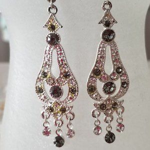 Vintage Bridal Earrings, Chandelier Earrings
